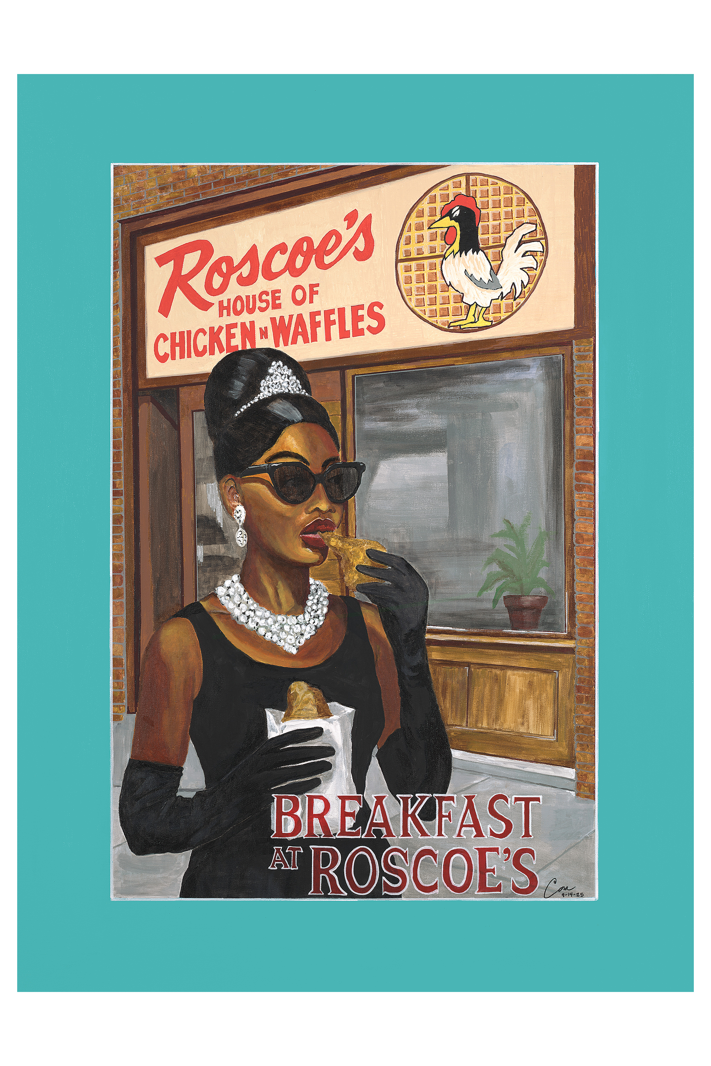 "Breakfast At Roscoe's" - (Print)